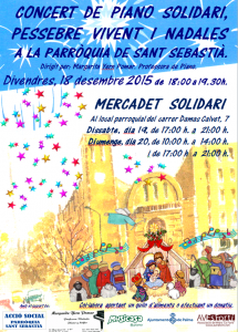 CARTELL CONCERT SOLIDARI PARROQUIA 18.12.2015